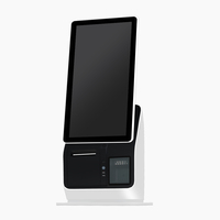 Grand supermarché Point de vente tout en un écran tactile Pc pour paiement Kiosque Machine Caissier Pos Paiement Terminal de collecte