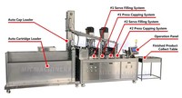 Machine de remplissage automatique horizontale pour graisse, silicone, mastic et colle anaérobie
