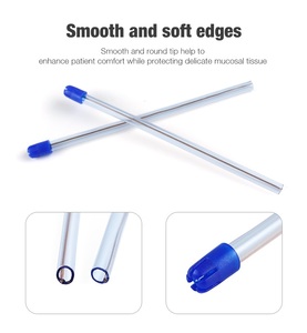 Punta aspiratore dentale monouso rimovibile tubo trasparente testa grande blu espulsore <span class=keywords><strong>Saliva</strong></span> comodo punta blu consumabili dentali - Product Image 3