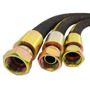 고압 맞춤형 와이어 브레이드 고무 호스 유압 부품 오일 파이프 조립 유압 호스 맞춤 제작 - Product Image 2