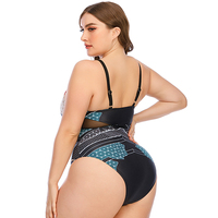 Maillot de bain une pièce en tulle de grande taille pour femmes avec grosse poitrine xxxxl maillot de bain confortable pour dames