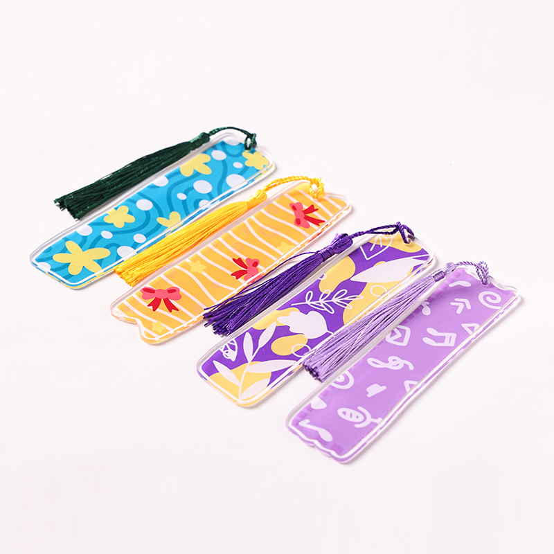 Cute Anime Acrylic Bookmarks Custom Logo