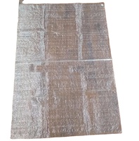 Sac tissé en PP transparent avec bordure verte, enduit imperméable, pour l'emballage des haricots, des céréales et des petites productions agricoles
