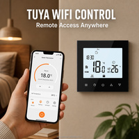 Termostato Inteligente WiFi Tuya 16A, Controlador Digital Programable para Calefacción por Suelo Radiante Eléctrico, Control Remoto, Solución de Calefacción Inteligente