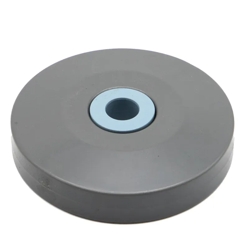 75mm 100mm 125mm cinza preto Donut TPR PU rodízio capa acessórios roda de plástico roda rodízio pára-choques