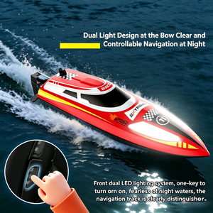 <span class=keywords><strong>Bateau</strong></span> RC haute vitesse Flytec 2.4GHZ, 30 km/h, auto-redressant, <span class=keywords><strong>bateau</strong></span> RC rapide pour cascades, avec lumière, pour piscine, lac, course, jouets - Product Image 5