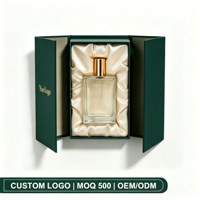 Boîte cadeau parfumée à double porte personnalisée |   Doublure en papier rigide satiné |   Emballage de luxe pour cosmétiques et parfums |   OEM Votre logo Taille personnalisée