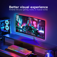 Gledopto 4K 60HZ pour Boîtier de Synchronisation HDMI Bande Lumineuse LED Ambiante Rétroéclairage TV 12V Contrôle Sans Fil LED Fantaisie Gradateurs de Luminosité Produit