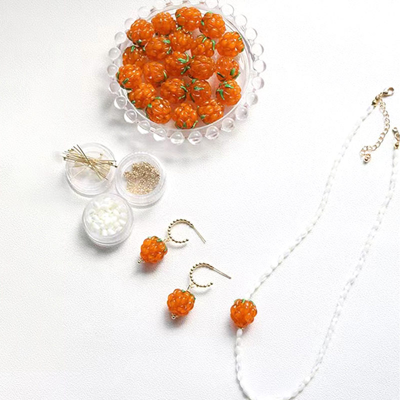 Murano Lampwork Glass Fruit Raspberry Beads Beads Bracelet Making for Jewelry Making