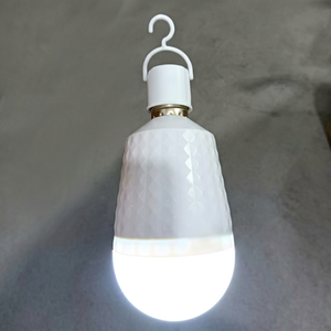 Ampoule LED d'urgence 15W haute/basse tension, diamètre 80mm, AC85V-265V/DC5V-6V, matériau ABS+PP, batterie au lithium 1200mA, puces SMD2835 - Product Image 1