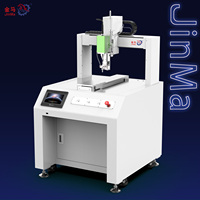 JINMA Nueva Máquina Atornilladora Automática de Pie con Motor de Alto Torque, Bomba de Rodamientos de 3 Ejes y Motor de Engranajes, Multi-Especificaciones