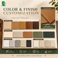 Panneau MDF mélaminé Jinbase 18 mm, grain de bois teck radiant, E0, 1220x2440 mm, panneau de fibres à densité moyenne stratifié mélamine