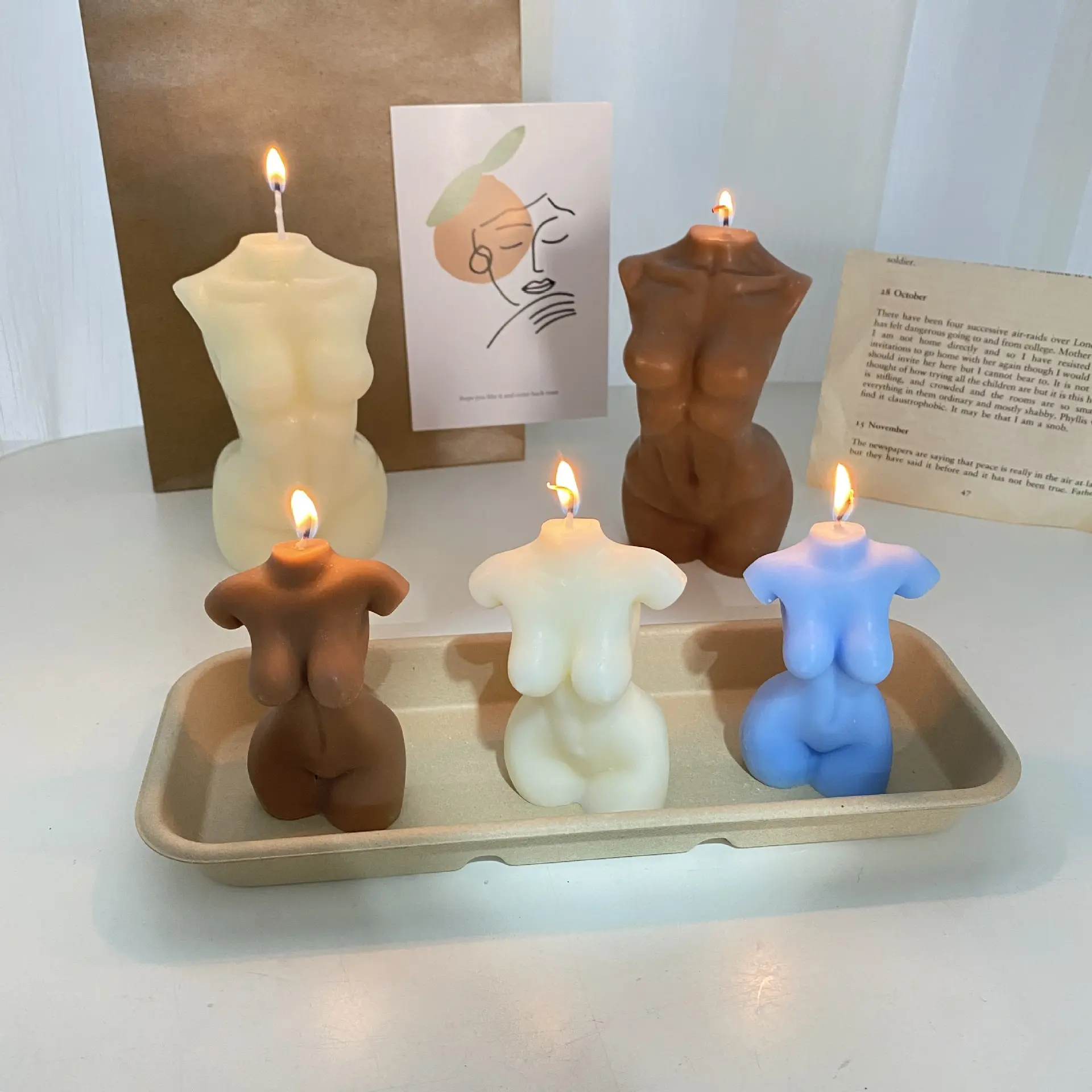 Fábrica Atacado Arte Velas Corpo Velas Velas Perfumadas