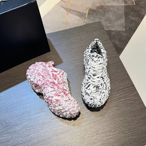 Zapatillas Deportivas Ligeras y Cómodas Rojas y Negras Transpirables con Cordones para Otoño e Invierno, Multifuncionales para Caminar, Correr y Deporte - Product Image 5