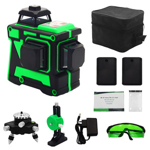 Nivel láser verde de 520 Nm y 12 líneas, mini proyector para exteriores, para nivelación de paredes y pisos - Product Image 5