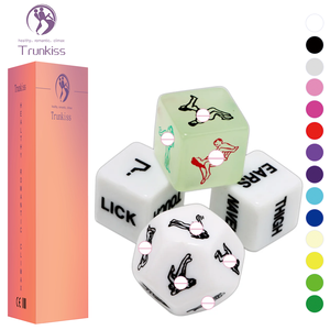 <span class=keywords><strong>Dados</strong></span> <span class=keywords><strong>Sexuales</strong></span> Personalizados para Adultos de 6/12 Caras <span class=keywords><strong>con</strong></span> Efecto de Luz Nocturna, Juguete Sexual Cúbico para Parejas, Juego Íntimo - Product Image 1