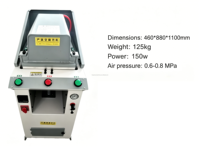 Machine de pressage de fonds de chaussures polyvalente FS-830, grande machine de pressage automatique de couvercles 220V 150W pour tailles de chaussures 55