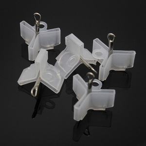 Housse de protection pour hameçons de pêche, bouclier blanc pour hameçons triples, pour la pêche aux leurres en eau douce, utilisation manuelle - Product Image 1
