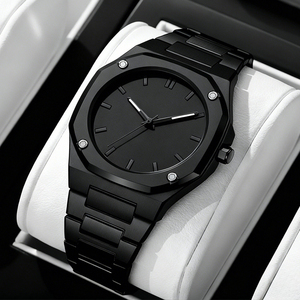 Men's Quartz Watch Casual Business Stainless Steel Men's Watch Double <b>Calendar</b> Luminous Waterproof Wristwatch - Product Image 3
