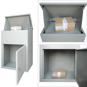 Outside Waterproof Large Package Metal Steel Letter Mailbox Post Wall Mount Smart Parcel Delivery <strong>Drop</strong> <strong>Box</strong> - Product Image 4