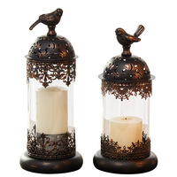 Porte-bougie en fer de style marocain, design détachable, idéal pour la Saint-Valentin et les mariages, centre de table romantique