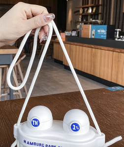 Summer Creative Fashion Pot de sport de grande capacité Outdoor Children's Double Lid Camping Kettle for Direct Drinking Drink - Product Image 3