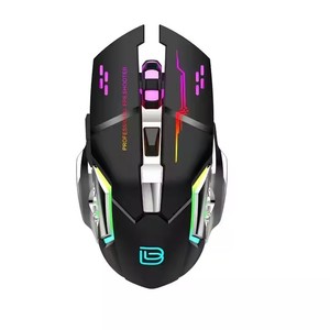 Mouse da Gaming Meccanico Wireless 2.4G BT Ricaricabile con Retroilluminazione RGB Economico per PC e Laptop per Giocatori - Product Image 4