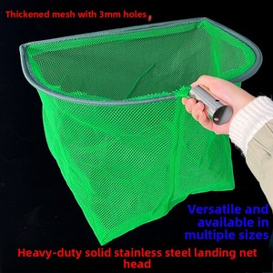 Épuisette de pêche à la <span class=keywords><strong>carpe</strong></span> en acier inoxydable pour utilisation en lac, écologique, durable, attrape-crevettes - Product Image 6