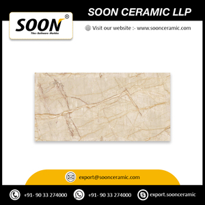 Export Quality 600x600mm Glazed Vitrified Porcelain <b>Tiles</b> Glossy Surface Non-Slip I-Genovacrema Traditional Design Exterior <b>Tile</b> - Product Image 2