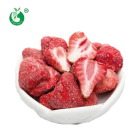 Bulkprijs Private Label Aardbeienfruit Hele Dobbelstenen Blokjes Gevriesdroogde Aardbeien