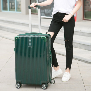 24 <b>Inch</b> Rolling <b>Suitcase</b> Universal Wheels Solid Color Durable Luggage For Leisure Travel Unisex Spring 2024 - Product Image 2