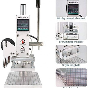<b>Leather</b> Logo Embossed Hot Stamping Machine 10*13cm Digital Stamping Machine for Wallet/Phone Case - Product Image 4