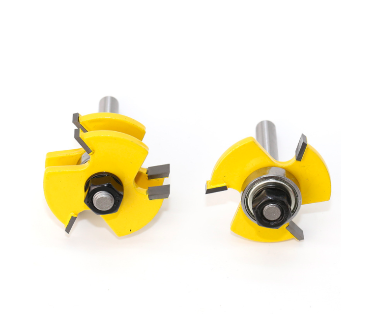 8mm Shank Raised Panel "V" Bits Joint Finger Joint Glue Milling Cutter For Wood Tenon Woodwork