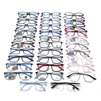 Monturas de Gafas Ópticas Cuadradas de Plástico TR90 Flexibles al por Mayor, Gafas Promocionales para Hombre y Mujer