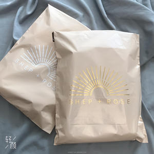 Custom Courier <b>Mailer</b> <b>Bag</b> Recyclable Express Poly Pink PE Print Logo Envelope Mailing <b>Bags</b> Handle PVC Material Sock Shoes - Product Image 4