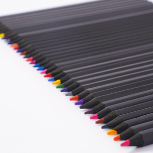 ดินสอไม้มาตรฐานพิมพ์ลายโลโก้จำนวนมากพร้อมสีรุ้ง - Product Image 6