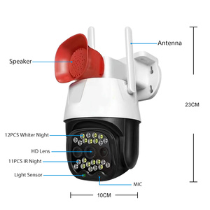 V380 1080P <span class=keywords><strong>HQ</strong></span> impermeable Wifi Control remoto conexión Wifi seguimiento automático PTZ rotación seguridad Cámara IP - Product Image 4