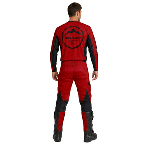 Combinaison de motocross MX sur mesure 100% polyester, ensemble maillot + pantalon, ensemble enfant, équipement de motocross pour jeunes, design par sublimation - Product Image 2