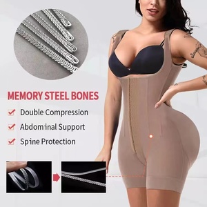 Fajas Colombianas pour femmes, amincissantes et sculptantes, à double compression, body ajustable avec baleines en acier, Faha de la 2ème étape - Product Image 4