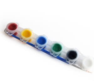 Juego <span class=keywords><strong>de</strong></span> <span class=keywords><strong>Pintura</strong></span> Acrílica en Tiras <span class=keywords><strong>de</strong></span> 6x3ml, Venta al por Mayor <span class=keywords><strong>de</strong></span> Fábrica, Económico, <span class=keywords><strong>para</strong></span> Vidrio, Lienzo y Papel, No Tóxico, con Pincel - Product Image 3