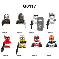 Figuras de PG Jedi y Sith, Conde Dooku Imperial G0108, Figuras de Soldados Clon, Modelo de Juguete para Armar para Niños