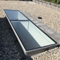 Offre Spéciale étanche aux ouragans en aluminium verre électrique toit lucarne haut ciel ouvert ciel cellule lucarne toit fenêtre lucarne