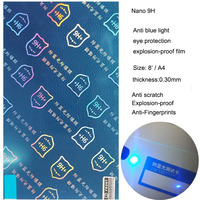 Film en verre flexible nano anti-choc anti-explosion 9H pour téléphone portable et machine de découpe laser