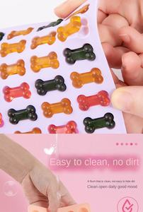 Produsen grosir produk cetakan makanan tambahan manual silikon cetakan permen donat bentuk hati kualitas makanan - Product Image 4