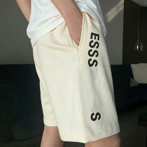 Pantalones Cortos Deportivos para Hombre 01 <span class=keywords><strong>Fear</strong></span>, Personalizables, de Verano, Color Sólido, 440G, con Cordón, para Fitness y Running, 100% Algodón - Product Image 6