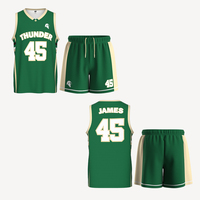 Uniforme de Baloncesto Personalizado por el Fabricante, Transpirable, Impreso, Conjunto Completo, Traje Deportivo para Clubes y Equipos, 100% Poliéster, Secado Rápido