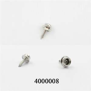 Juego de Botones de Acero Inoxidable 316 para Yates, Barcos y Automóviles Y-SNAP (3 Piezas), Bisagra de Aluminio, Nuevo, Núcleo de Válvula de Latón - Product Image 1