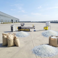 Machine automatique de fabrication de granulés de bouteilles en plastique PET, ligne de granulation modifiée, machine de granulation PET, granulateurs de plastique