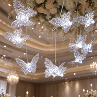 Guirlande lumineuse LED de luxe pour décoration de plafond de mariage RHD