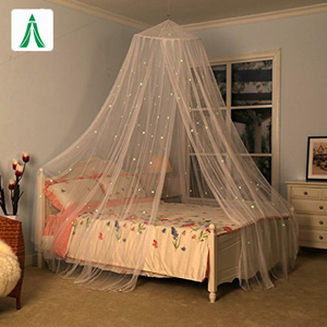 Mosquitero de Poliéster 100% Personalizado de Fábrica, Estilo Princesa, con Soporte <span class=keywords><strong>para</strong></span> <span class=keywords><strong>Cama</strong></span>, Dosel <span class=keywords><strong>para</strong></span> Dormitorio - Product Image 6